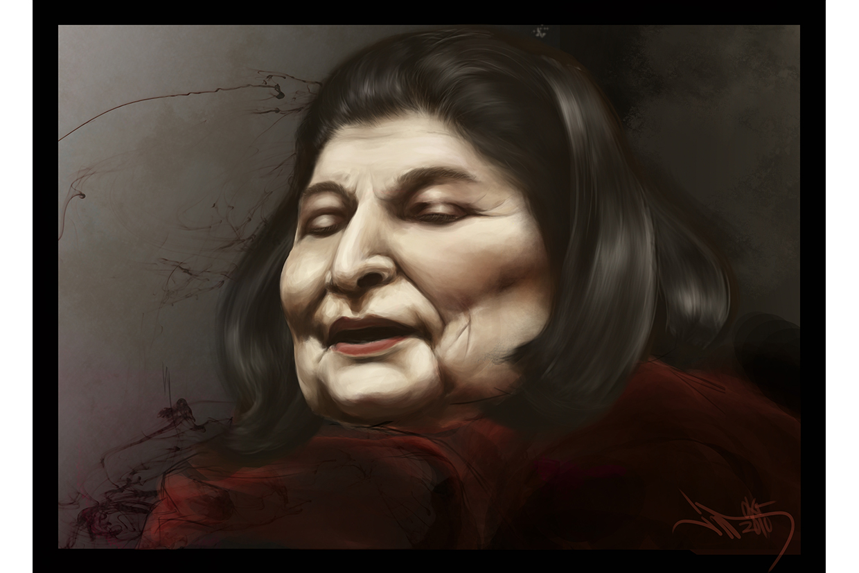 Mercedes Sosa Portrait
