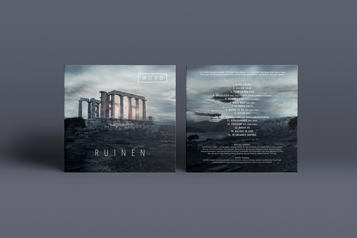 Ruinen - CD Cover für die Band WORD