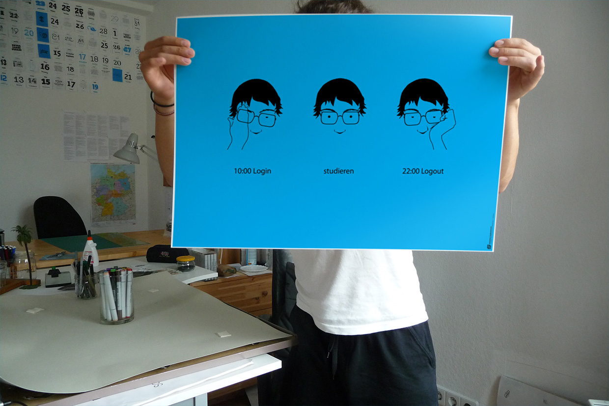 Plakat - Digitales Studium